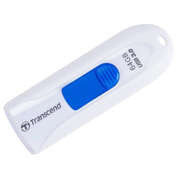 Носитель информации USB Flash 64 Gb USB3.0 Transcend Jetflash 790 TS64GJF790W белый