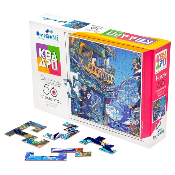 Пазл 56 эл. Origami "Квадро. Мечты о море" 355138 7691
