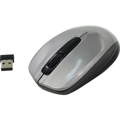 Мышь Oklick 475MW черный/серый оптическая (1200dpi) беспроводная USB (3but)